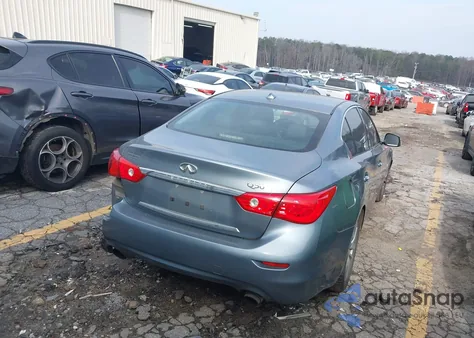 2017 Infiniti Q50 3.0T Premium z USA, uszkodzony, nr VIN JN1EV7AP1HM738487